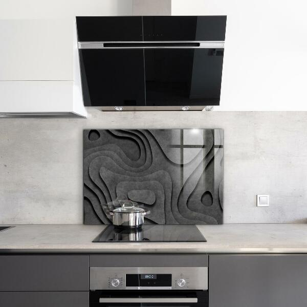 Küchenrückwand Fliesenspiegel Graue Texturabstraktion