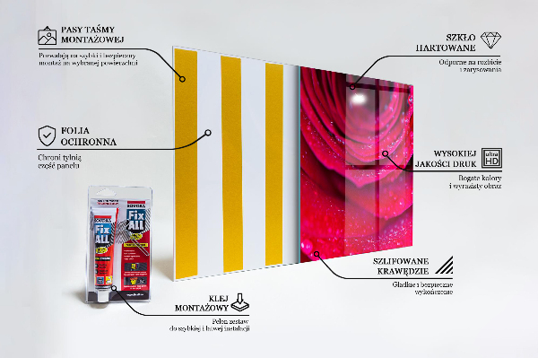 Küchenrückwand Fliesenspiegel Rosensymbol der Liebe