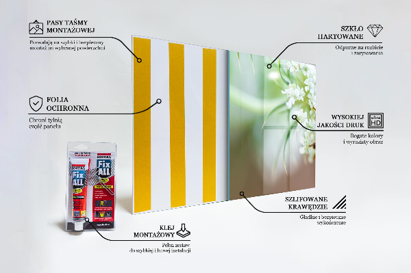 Küchenrückwand Spritzschutz Biene sammelt Pollen