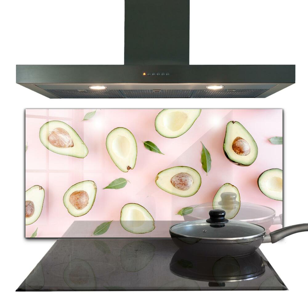 Küchenrückwand Spritzschutz Komposition mit Avocado