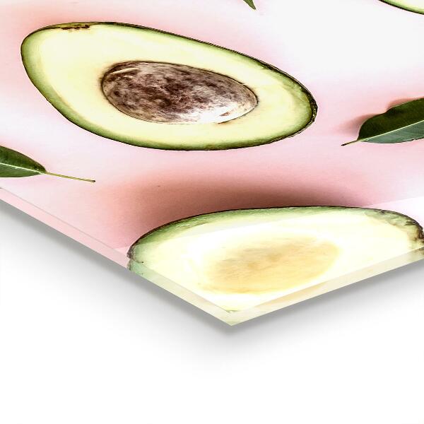 Küchenrückwand Spritzschutz Komposition mit Avocado