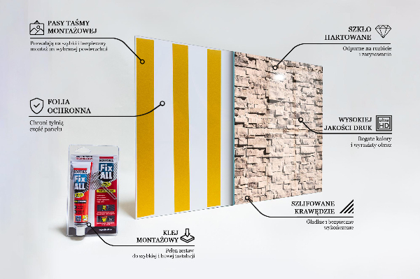 Küchenrückwand Fliesenspiegel Natursteinziegel