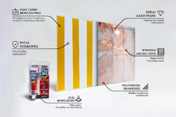 Küchenrückwand Fliesenspiegel Marmorstruktur