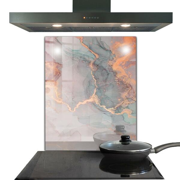 Küchenrückwand Fliesenspiegel Marmorstruktur