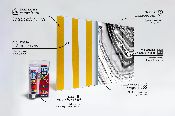 Küchenrückwand Fliesenspiegel Monochrome Abstraktion