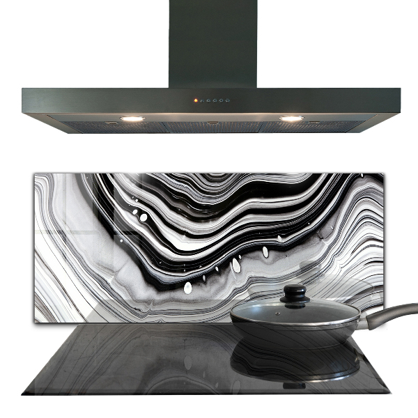 Küchenrückwand Fliesenspiegel Monochrome Abstraktion