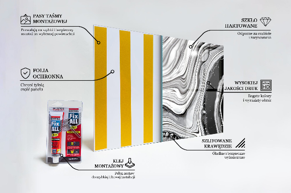 Küchenrückwand Fliesenspiegel Monochrome Abstraktion