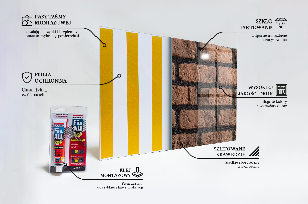 Küchenrückwand Fliesenspiegel Natürliche Ziegelmauer