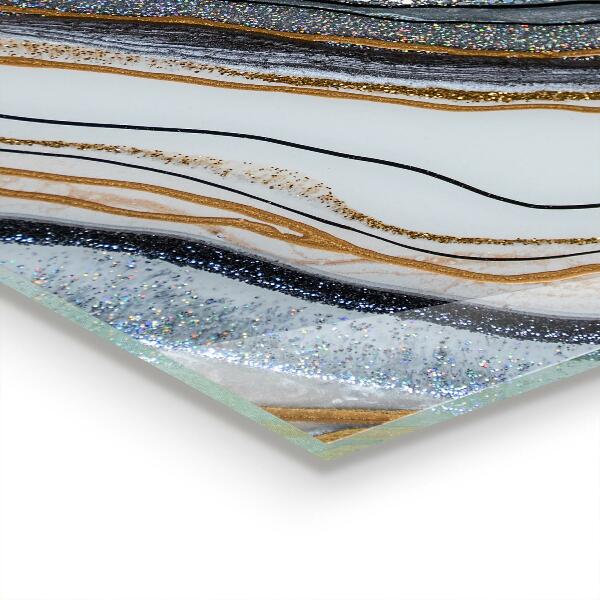 Küchenrückwand Fliesenspiegel Marmorsteinstruktur