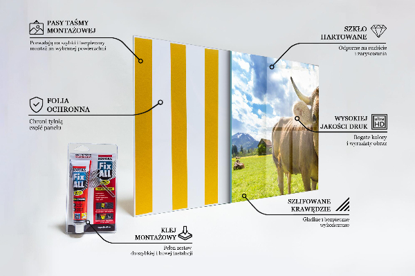 Küchenrückwand Spritzschutz Ländliches Klima Krowa Pole