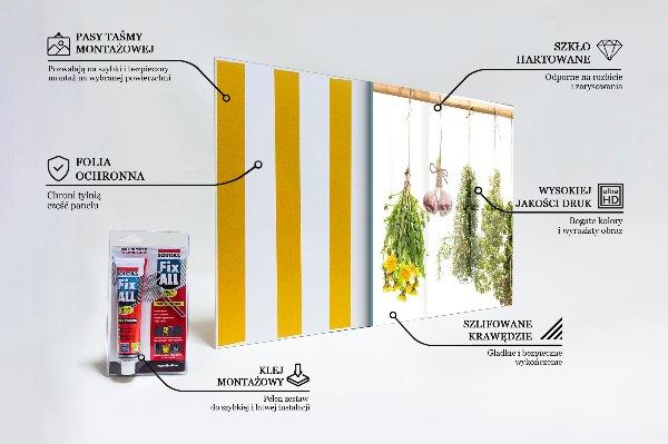 Küchenrückwand Spritzschutz Getrocknete Kräuter Kräutermedizin