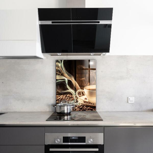 Küchenrückwand Spritzschutz Eine Tasse aromatischen Kaffee