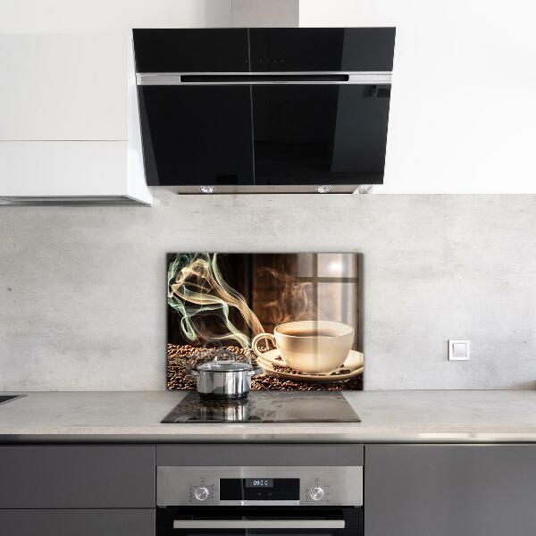 Küchenrückwand Spritzschutz Eine Tasse aromatischen Kaffee