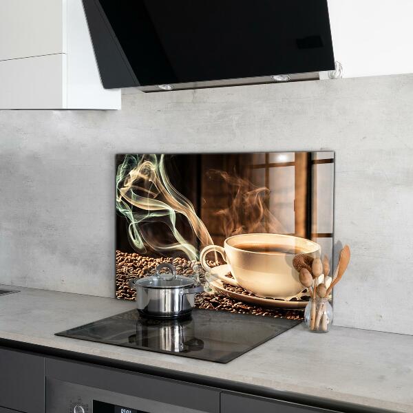 Küchenrückwand Spritzschutz Eine Tasse aromatischen Kaffee