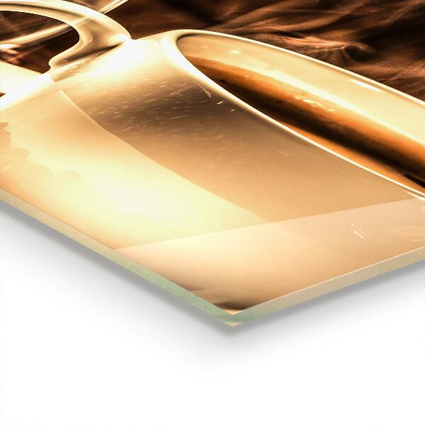 Küchenrückwand Spritzschutz Eine Tasse aromatischen Kaffee