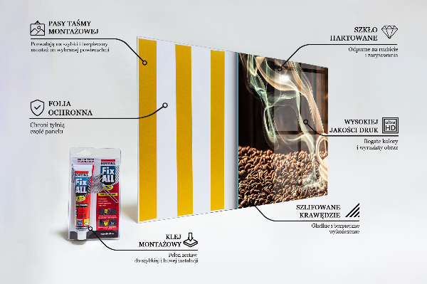 Küchenrückwand Spritzschutz Eine Tasse aromatischen Kaffee