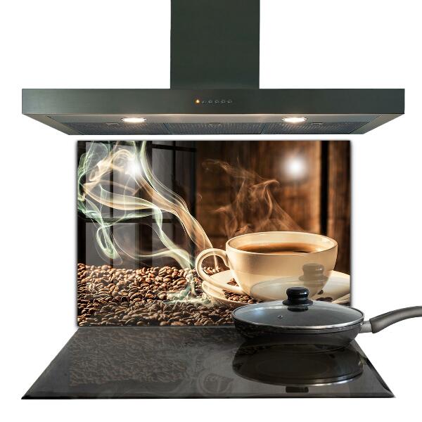 Küchenrückwand Spritzschutz Eine Tasse aromatischen Kaffee