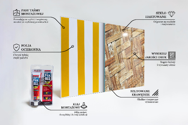 Küchenrückwand Fliesenspiegel Geflochtenes Bambus-Rattan Asien