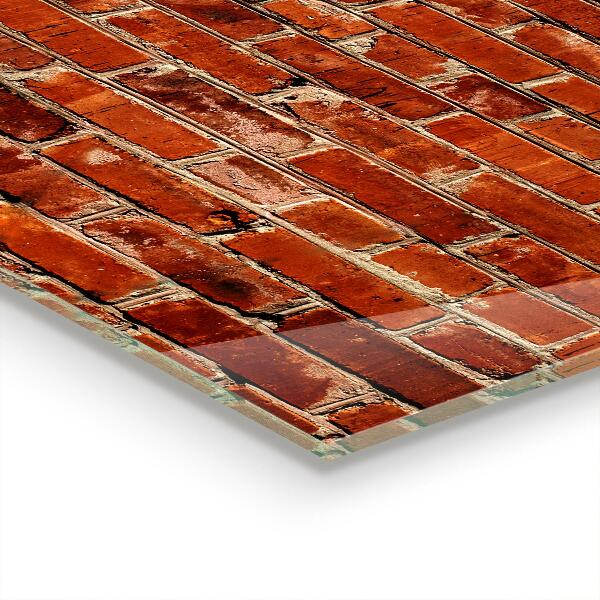 Küchenrückwand Fliesenspiegel Natürliche Ziegelmauer