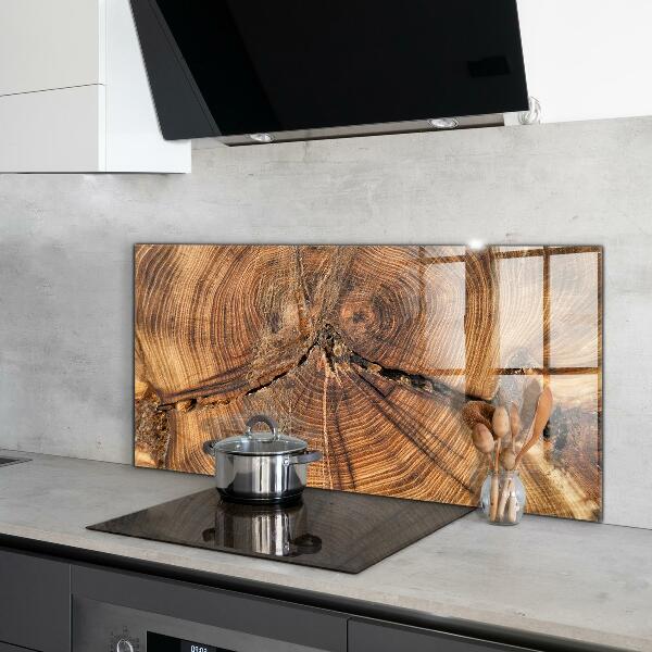 Küchenrückwand Fliesenspiegel Stammstruktur