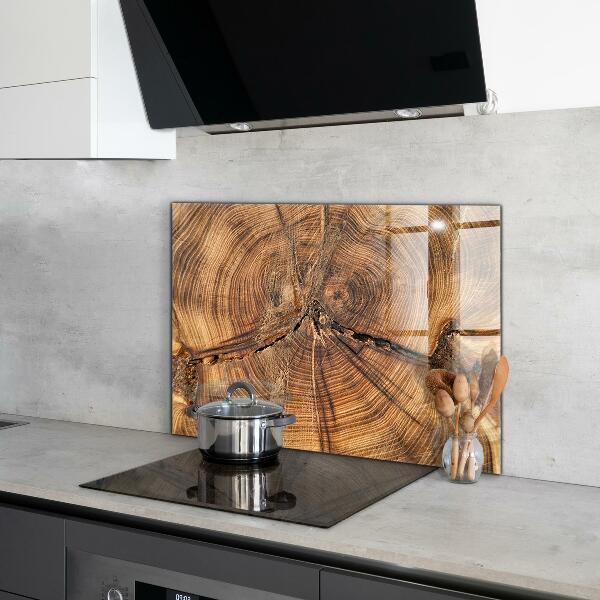 Küchenrückwand Fliesenspiegel Stammstruktur