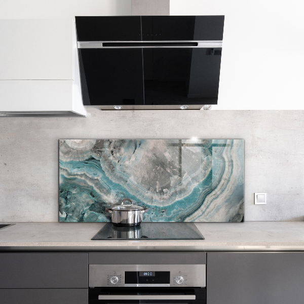 Küchenrückwand Spritzschutz Abstraktes Farbwirbelmuster