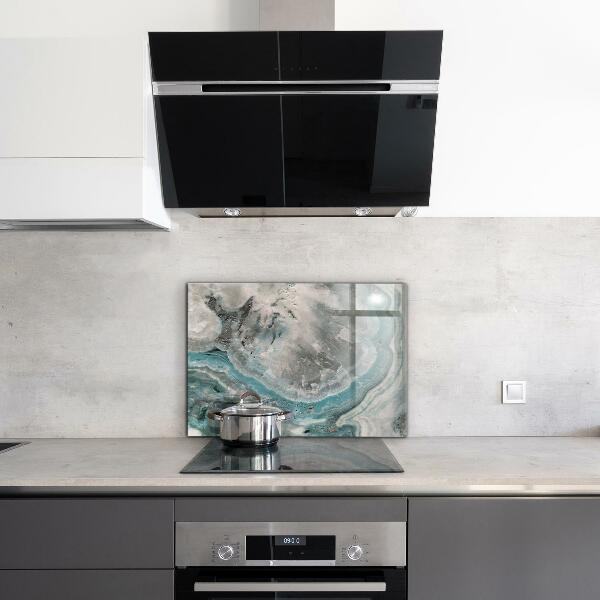 Küchenrückwand Spritzschutz Abstraktes Farbwirbelmuster