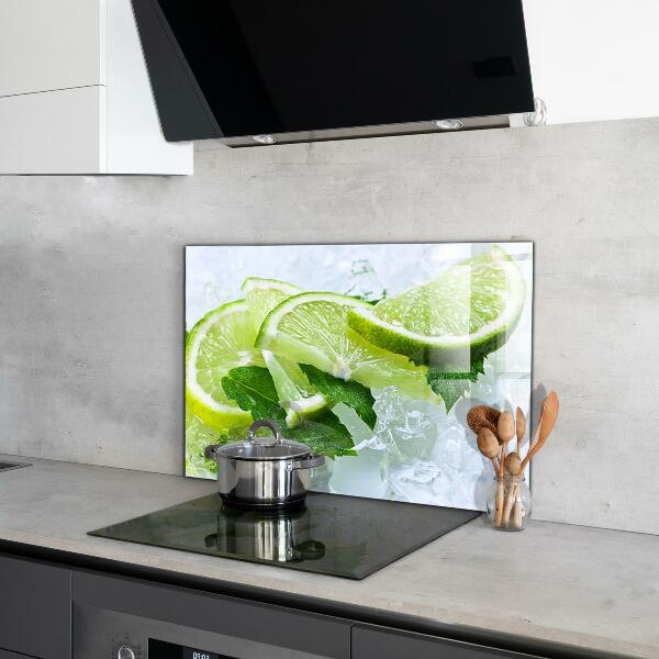 Küchenrückwand Spritzschutz Zitruserfrischende Limetten