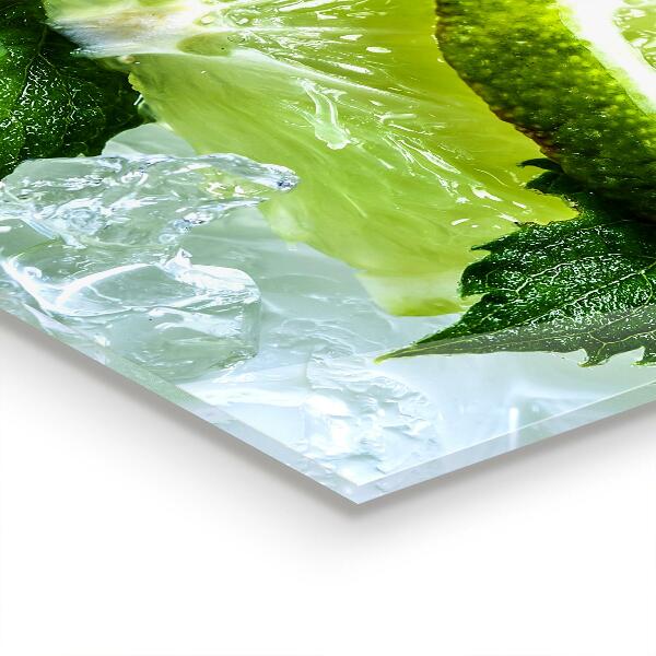 Küchenrückwand Spritzschutz Zitruserfrischende Limetten