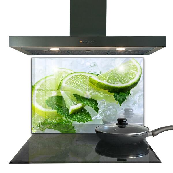 Küchenrückwand Spritzschutz Zitruserfrischende Limetten