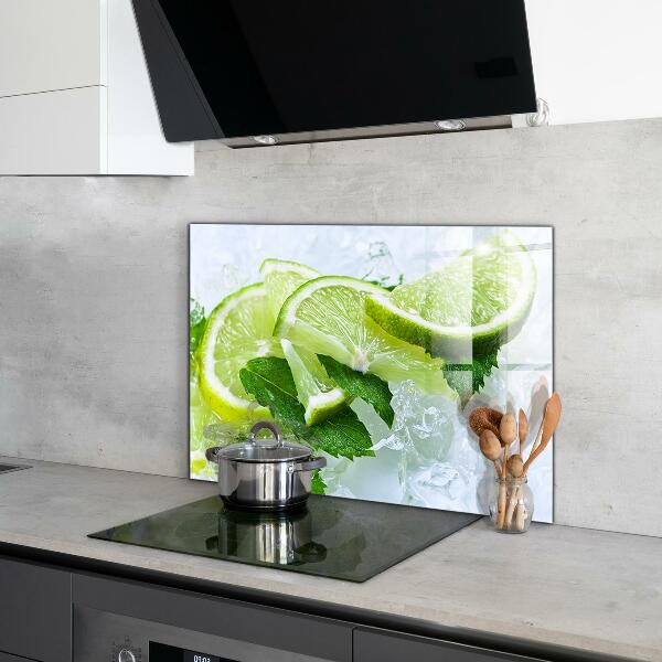 Küchenrückwand Spritzschutz Zitruserfrischende Limetten