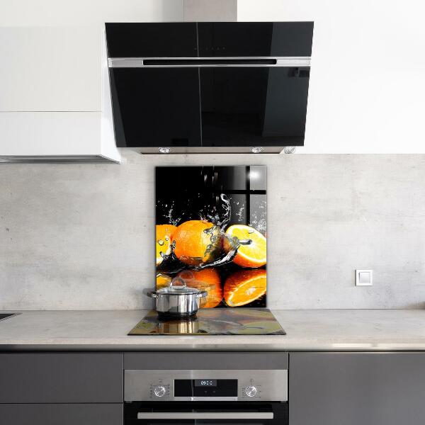 Küchenrückwand Spritzschutz Saftige Orangen