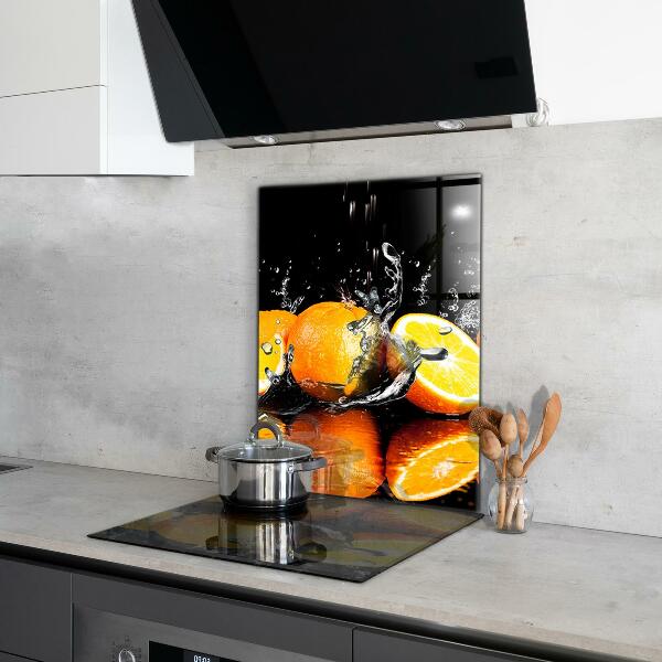 Küchenrückwand Spritzschutz Saftige Orangen