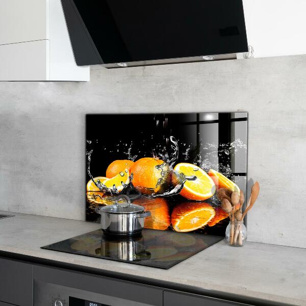 Küchenrückwand Spritzschutz Saftige Orangen