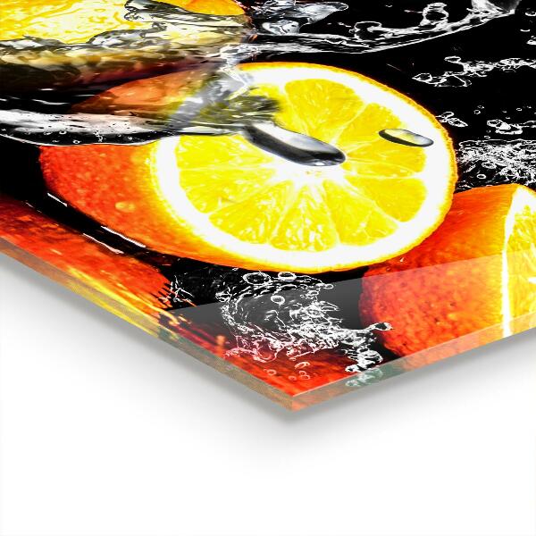 Küchenrückwand Spritzschutz Saftige Orangen