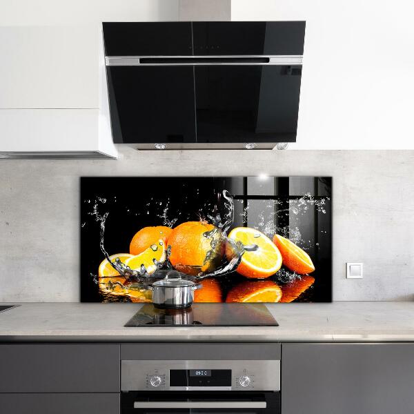 Küchenrückwand Spritzschutz Saftige Orangen