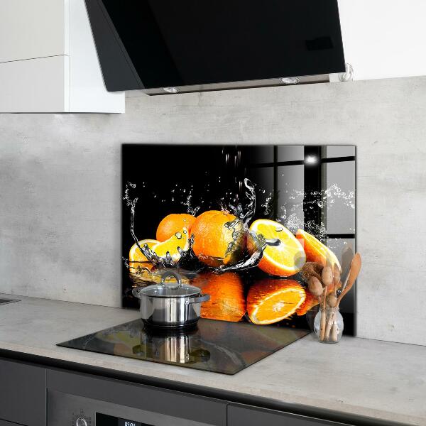 Küchenrückwand Spritzschutz Saftige Orangen