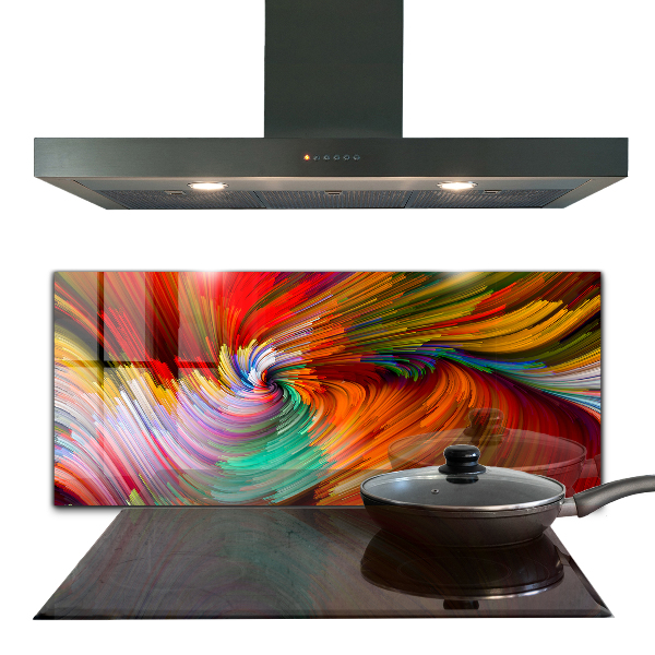 Küchenrückwand Spritzschutz Energetische Farbmischung