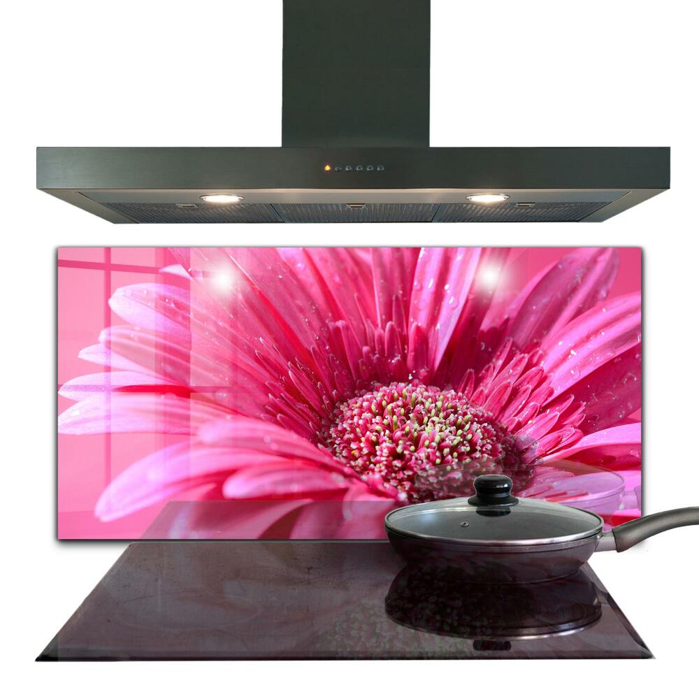 Küchenrückwand Fliesenspiegel Rosa Blumen-Naturdetails