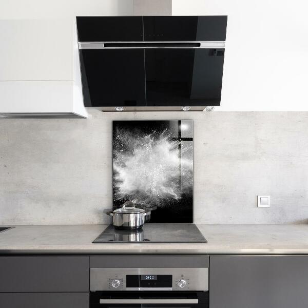 Küchenrückwand Spritzschutz Abstraktion der Pulverexplosion