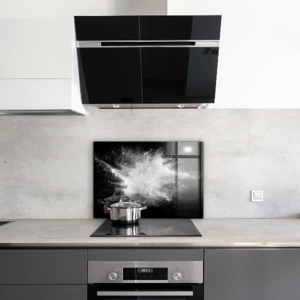 Küchenrückwand Spritzschutz Abstraktion der Pulverexplosion