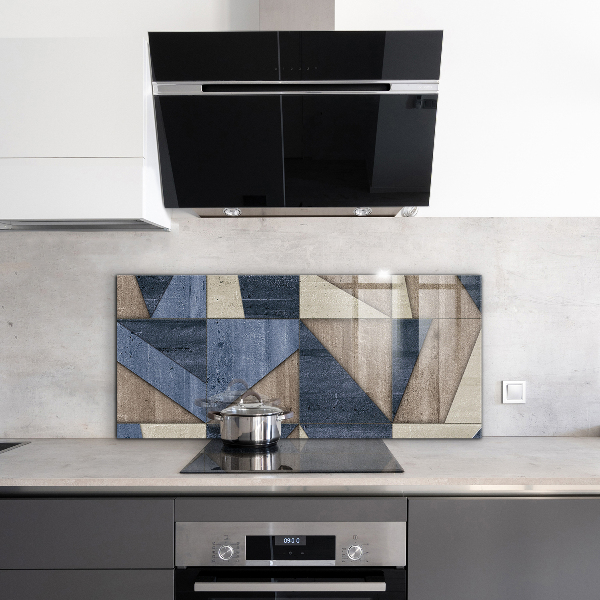 Küchenrückwand Spritzschutz Geometrische Abstraktion