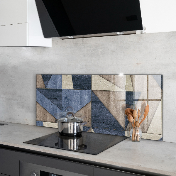 Küchenrückwand Spritzschutz Geometrische Abstraktion