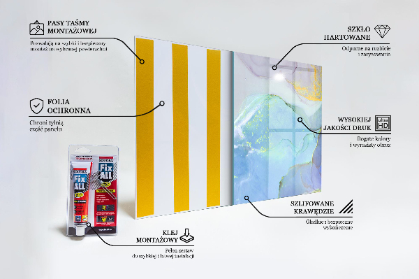 Küchenrückwand Spritzschutz Blaue Energieabstraktion