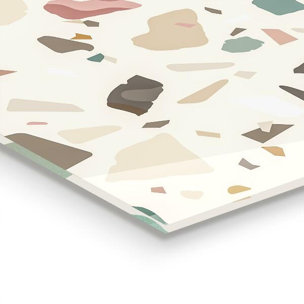 Küchenrückwand Fliesenspiegel Beiger Terrazzo-Terrazzo