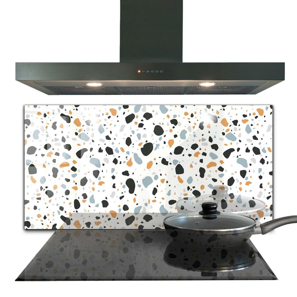 Küchenrückwand Fliesenspiegel Terrazzo-Terrazzo-Stein
