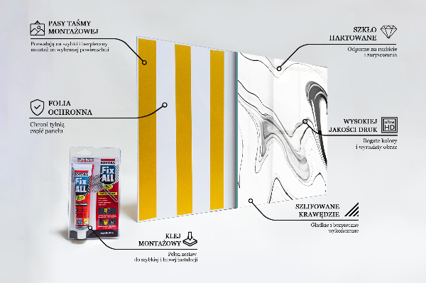 Küchenrückwand Spritzschutz Weiße Marmorschwarzlinien