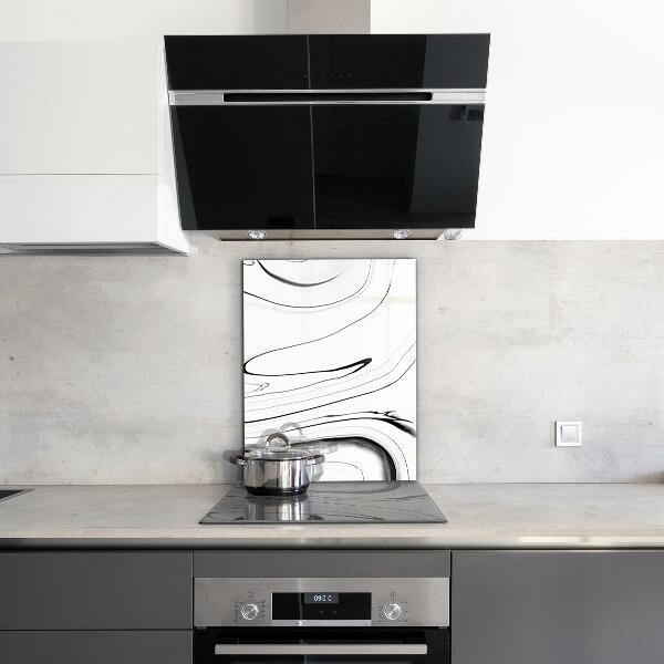 Küchenrückwand Spritzschutz Weiße Marmorstruktur