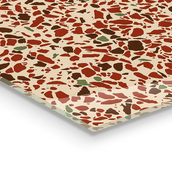 Küchenrückwand Fliesenspiegel Terrazzo-Steinstruktur