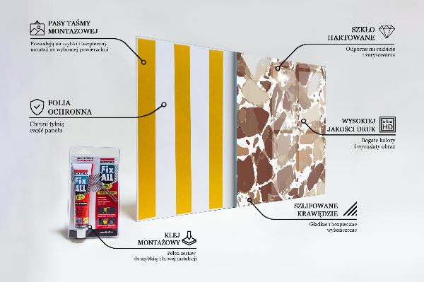 Küchenrückwand Fliesenspiegel Terrazzo-Naturstein